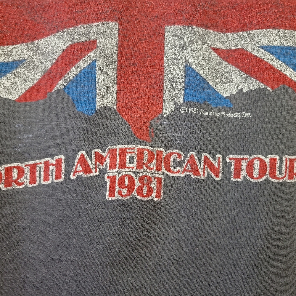 Vintage 1981 Rolling Stones North American Tour, Men's T Shirt